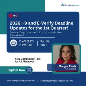 2026 i 9 and e verify deadline updates for the 1st quarter! ensure employers and professionals are compliant!
