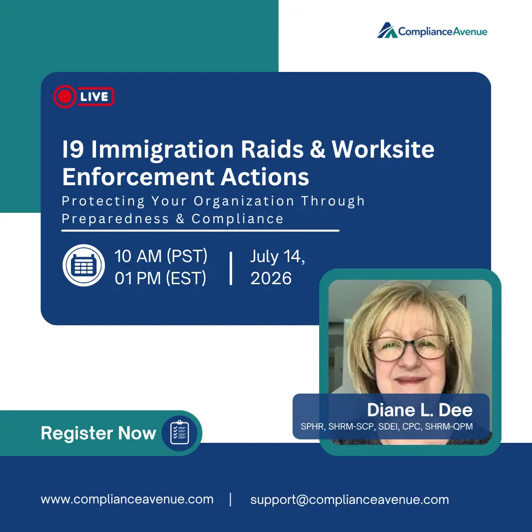 i9 immigration raids & worksite enforcement actions: protecting your organization through preparedness & compliance i9 immigration raids & worksite enforcement actions: protecting your organization through preparedness & compliance